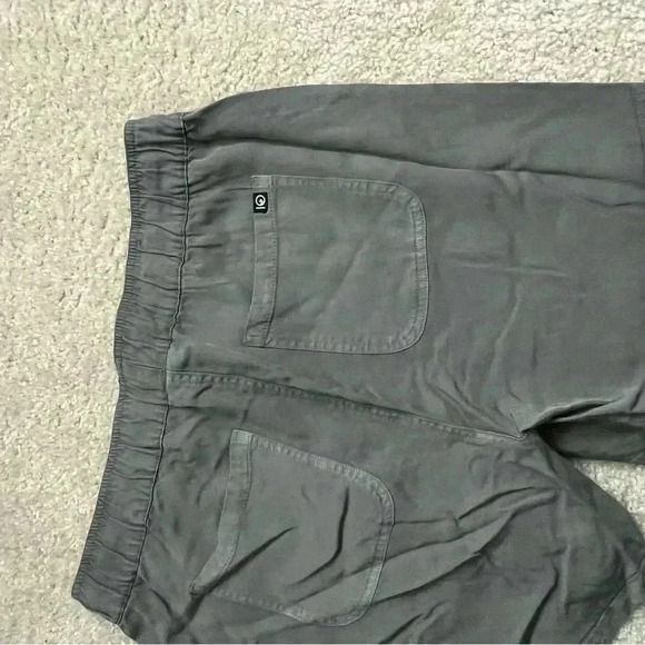 Tentree Casual Instow Summer Shorts 5” Dark Sage Women’s Size XL Drawstring - Picture 6 of 14